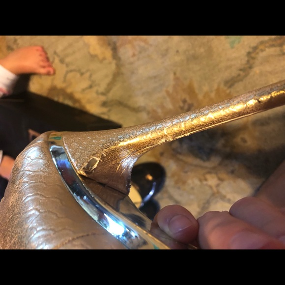 Bebe platform peep toe heels - Picture 5 of 8